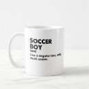 Search for boys soccer mugs Funny