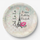 Search for paris paper plates Eiffel tower