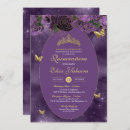 Search for plum birthday invitations Royal purple