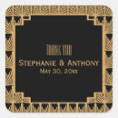 Search for gatsby wedding stickers 1920