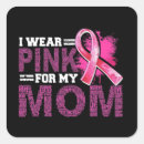 Search for breast cancer mother stickers Pink