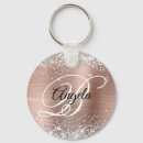 Search for silver rose key rings Elegant