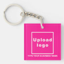 Search for pink square key rings Logo