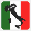 Search for european map stickers Italy
