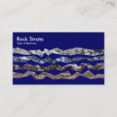 Search for rocks and minerals business cards Geology