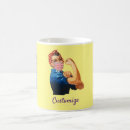 Search for empowerment mugs Rosie the riveter