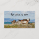 Search for boat repair business cards Fishing