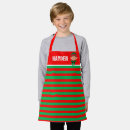 Search for red and green aprons For kids