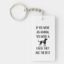 Search for dog lover rectangular key rings Animals