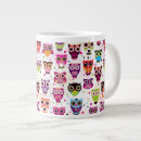 Search for colourful owls mugs Adorable
