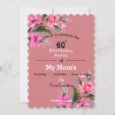 Search for mum birthday invitations Pink