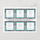 Search for white label postcards Blue