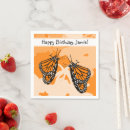 Search for monarch butterfly napkins Orange