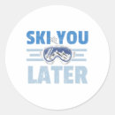 Search for funny skier stickers Outdoors