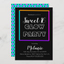 Search for fun sweet 16 invitations Glow in the dark