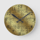 Search for ancient egyptian hieroglyphic clocks Gold