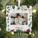 Search for botanical christmas tree decorations Mr and mrs