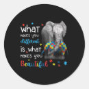 Search for you are different stickers Awareness