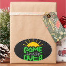 Search for game over stickers Level up