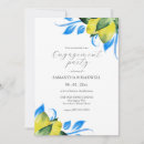 Search for bohemian engagement party invitations Blue