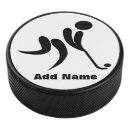 Search for birthday hockey pucks Black and white
