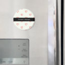 Search for red heart pattern magnets Stylish