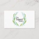 Search for nest business cards Green