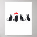 Search for black cat posters Xmas