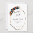 Search for teal and burnt orange wedding invitations Floral