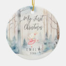 Search for bunny baby christmas tree decorations Watercolor