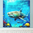 Search for predator art Great white