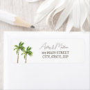 Search for beach invitation wedding stickers palm tree
