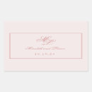Search for rectangle wedding stickers Elegant