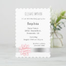 Search for pink and silver birthday invitations Chic