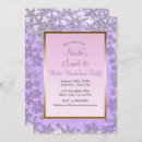 Search for purple winter wonderland invitations Silver