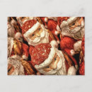 Search for wooden christmas cards Santa claus