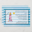 Search for lighthouse wedding invitations Watercolor