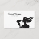 Search for shadow business cards Hairdresser