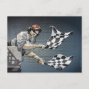 Search for racing flags postcards Chequered flag