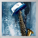 Search for blues musicians posters Saxophone