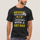 Search for old man on bike tshirts Motocross