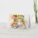Search for bicycle cards Flowers