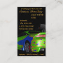Search for auto racing business cards Automobile