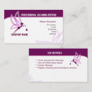Search for cleaning girl business cards Service