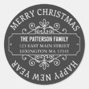 Search for christmas chalkboard stickers Classic