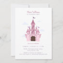 Search for cute princess castle birthday invitations Magical