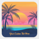 Search for colorful sunset stickers Palm trees