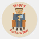 Search for happy man stickers Fathers