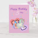 Search for 5th girl birthday cards Unicorn
