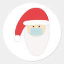 Search for face mask stickers Santa